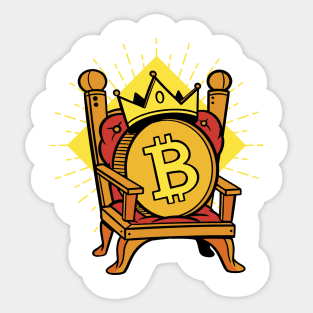 Bitcoin King Sticker